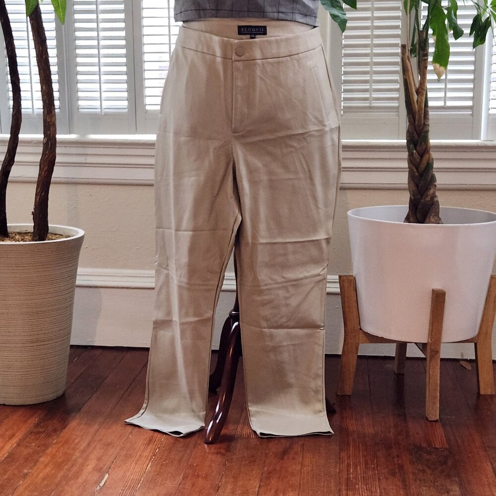 Buttery Cream Straight Leg Pants